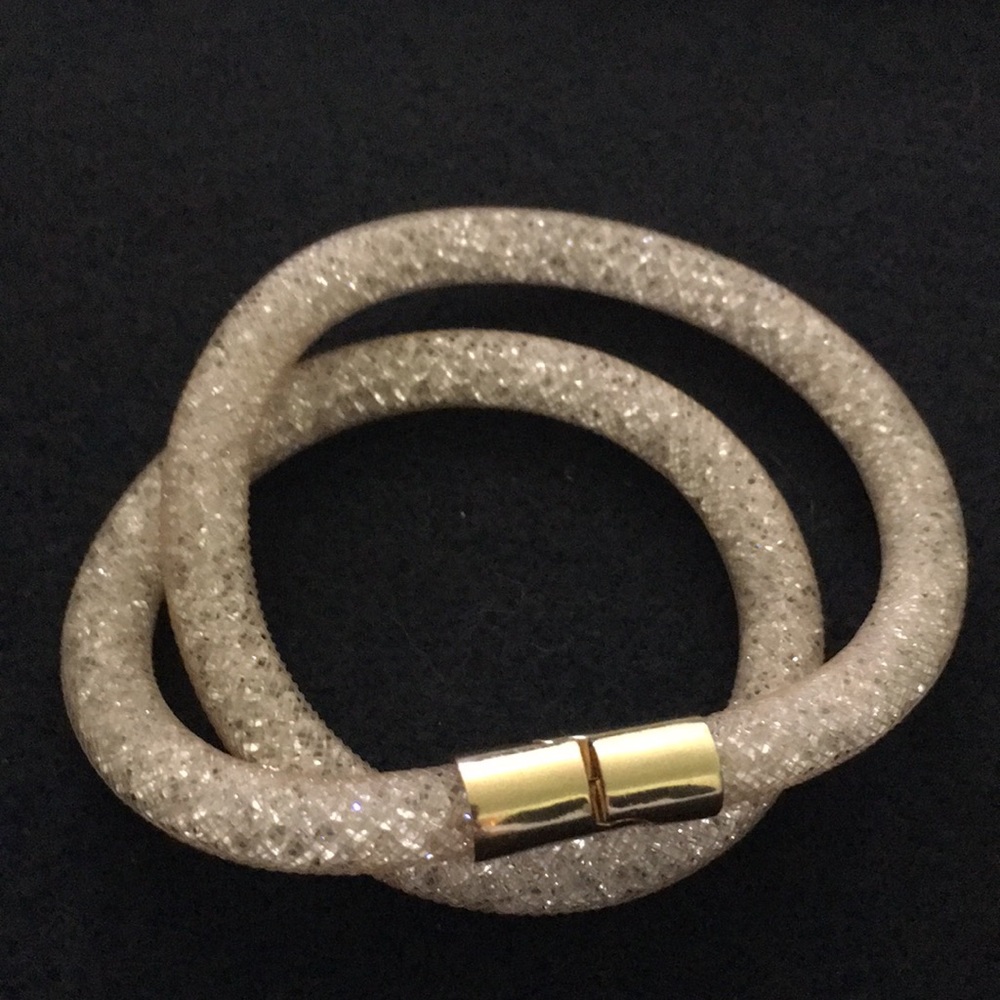 Swarovski Stardust Gold Double Wrap Bracelet